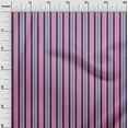 thumbnail image 2 of oneOone Cotton Cambric Fabric Multicolor Stripe Print Fabric By Yard 56 Inch Wide, 2 of 4