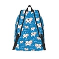 thumbnail image 2 of Lsque Cows Milk Pattern Canvas Daypack, Durable Backpack, High-quality Versatile Backpack,Vintage Compact Backpack-Medium, 2 of 6