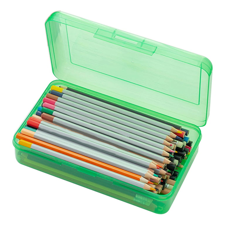 25 Pieces Clear Pen Case, Gift Empty Pencil Boxes Pen Storage Clear Pencil  Box