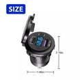 thumbnail image 4 of 12V QC3.0 USB Car Fast Charger Socket with LED Voltmeter, PC Material - 4X Faster Charging, Over-Protection, Fits 12/24V Vehicles, 4 of 6