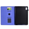 thumbnail image 4 of Case for Lenovo Tab M9 9.0" 2023, Carbon Fiber Pattern Premium PU Leather Wallet Stand Protective Auto Sleep Wake Cover with Pen Slot for Lenovo Tab M9 9.0" 2023, Purple, 4 of 6