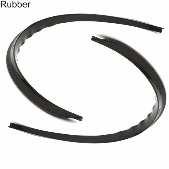 Opolski 2Pcs Universal Carbon Fiber Wheel Eyebrow Strip Arch Trim Fender Flare Protector