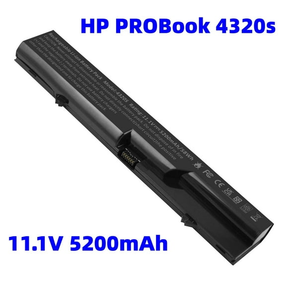 New Battery 58WH Replacement 587706-241 587706-251 587706-421 HSTNN-I85C-3 HSTNN-I85C-4 Compatible for HP ProBook 620 625 4320 4321s 4320s 4325s 4420s 4520s 4525s Compaq 320 321 326 420 425 621