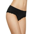 thumbnail image 5 of Beautyin Women's Cotton Brief Underwear Lace Trims Hipster Panties Pack of 4, 5 of 7