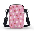 thumbnail image 2 of HELLHERO Underarm Shoulder Bag Strawberry Sunflower Pattern 4.33"x1.97"x7.09" 2 Layers Women for Daily Use Leakproof, 2 of 7