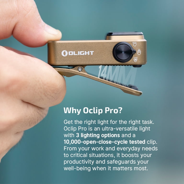 オーライト Oclip Pro ＆ i3E EOS OLIGHT Oclip Pro EDC Rechargeable 500 Lumens Flashlight - Walmart.com