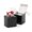 Black & Red, variant on Paper Frenzy Love Pop Up Valentine's Day Favor Boxes Black and Red, 2x2x2 (25 pack), Black & Red