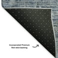 thumbnail image 5 of Addison Rugs Mayfield Premium Machine Washable Transitional Stripe Blue Rectangle Rug, 3' x 5', 5 of 7