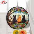 thumbnail image 4 of Elephant Ornament Suncatcher Window Hanging, Elephant Window Decor, Elephant Lover Gift, Elephant Ornament, Indoor Decor, Nature Animal, 4 of 6