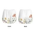 thumbnail image 3 of Balery Watercolor Floral Pantalones cortos deportivos para mujer con forro y dos bolsillos, elásticos, para entrenamiento, gimnasio, yoga-X-Large, 3 of 7