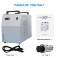 thumbnail image 3 of Industrial Water Chiller, CW-5000/CW-5200 Industrial Thermolysis Type Water Chiller, 7L Capacity 2.6gpm Water Cooling System for 40W-100W CO2 Laser Engraving & Cutting Machines, 3868 BTU/Hour, 3 of 7