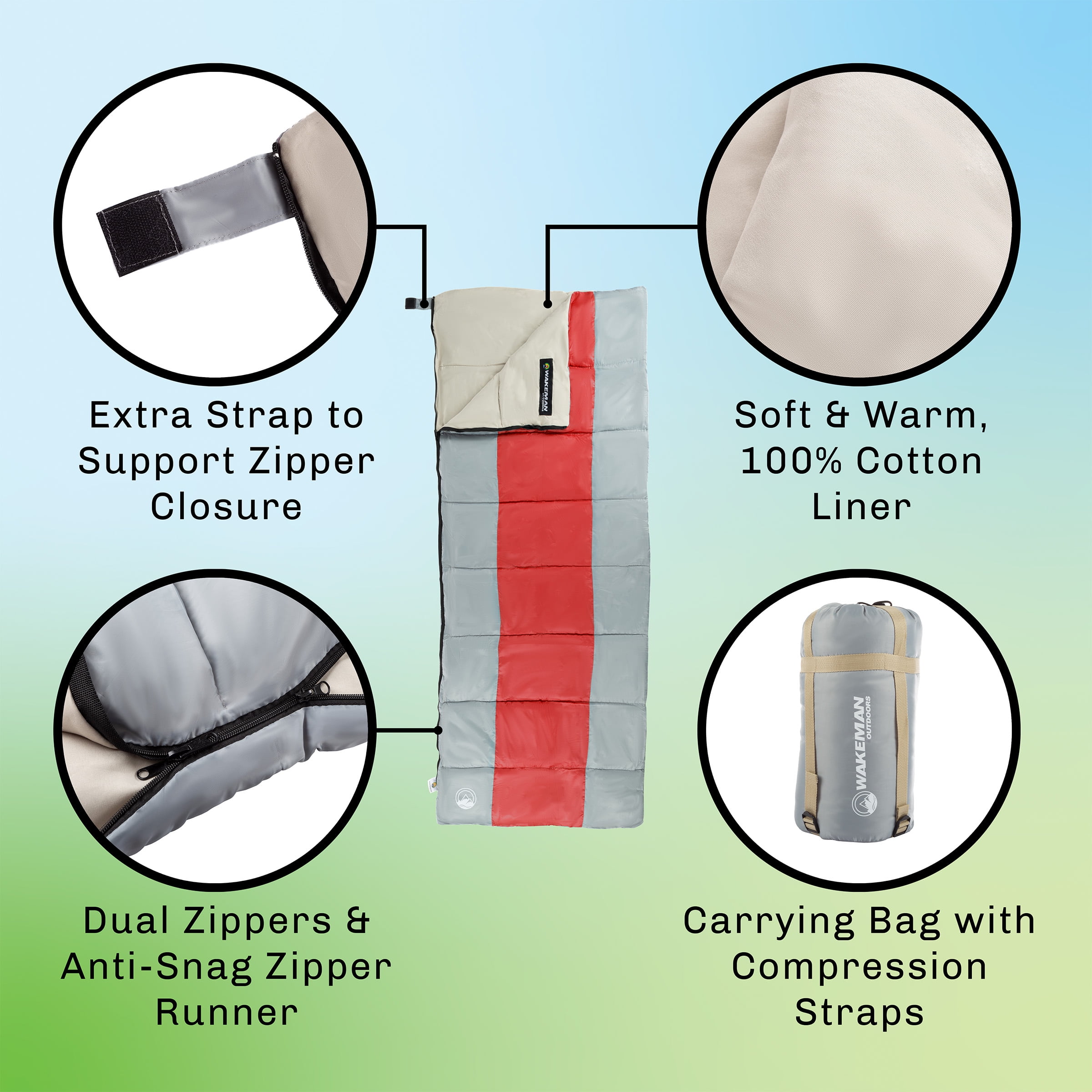 Office Products Kids Carrying Bag with Compression Straps Included