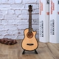 thumbnail image 4 of Modelo de guitarra clásica acústica en miniatura, Mini guitarra de madera, decoración de escritorio, regalos de 20cm, 4 of 8