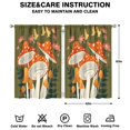 thumbnail image 2 of Mushroom Curtains-Blackout Curtains Bedroom Decor Living Room Darkening Grommet Window Drapes 2 Panels Set 42x63 inch, 2 of 2