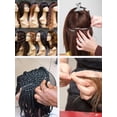 thumbnail image 5 of 4 Rolls Sewing Thread Weaving Threads For Making Wig, Hand Sewing Hair Weft Hair Weave Extension, Professional Threads For Lace Wigs Diy (black), 5 of 5