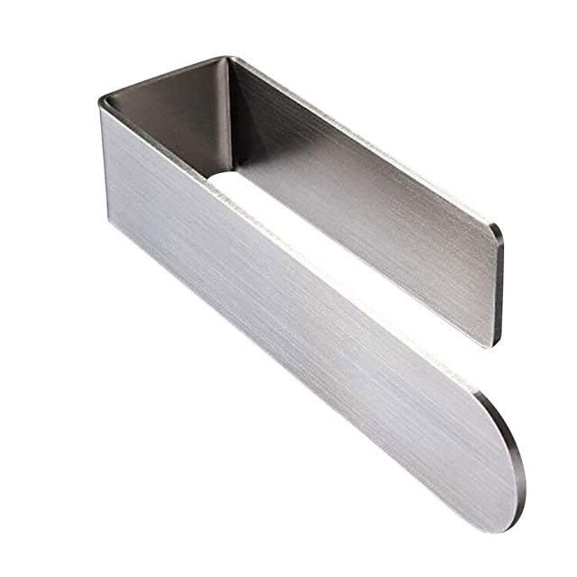 Toallero Soporte de almacenamiento de trapo Gancho para paño autoadhesivo Barra de acero inoxidable para baño Inodoro Methold HA8150-00B