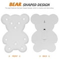 thumbnail image 2 of Shisuyan Lampe en Forme d'Ours Blanche 1Ensemble 10.2X7.1X1.3In, 2 of 8