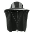 thumbnail image 2 of Chapeau de Soleil à Grand Bord avec Rabat de Nuque Hommes Femmes Protection Chapeau de Soleil pour Camping Randonnée Pêche, 2 of 7