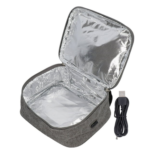 Bolsa calentadora de fiambrera eléctrica, fiambrera con calefacción USB, bolsa para fiambrera con calefacción USB, calentador de alimentos portátil, lo mejor de la línea