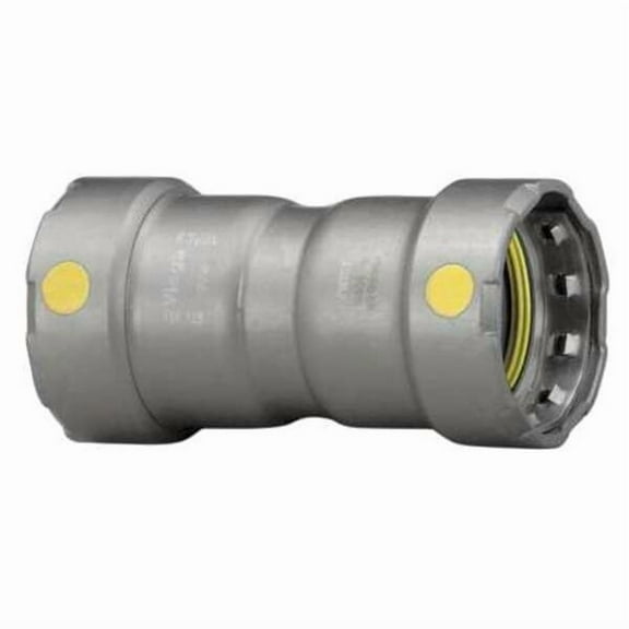Viega 25016 1-1/4 in. x 1-1/4 in. Carbon Steel Coupling with Stop