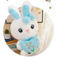 thumbnail image 5 of Bunny Stuffed Animal 13.8-Inch Soft Rabbit Plush Toy with Heart Huggable Bunny Plush for All Ages Easter Décor Birthdays Gifts, 5 of 8