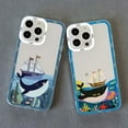 thumbnail image 3 of Whale Transparent Funny Phone Case For Iphone 15 Series,iPhone 15, 3 of 8