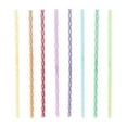 thumbnail image 2 of Kikkerland Rainbow 11" Reusable Plastic Straws, 24 pack, 2 of 3