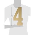 thumbnail image 2 of Baltic Birch Collegiate Font Letters & Numbers 13.5"-4, 2 of 3