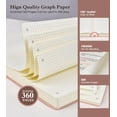 thumbnail image 3 of Cuaderno Ansopu B5 19x25 cm Papel Cuadriculado 360 Hojas Rosa, 3 of 6