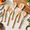 Maple Wood-Maple 6 PCS, variant on 6 12 Inch Hard Maple Wood Kitchen Utensils Set - Wooden Spoons For Cooking Nonstick Cookware
