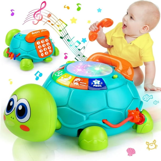 Jouet Tortue Musicale Bébé avec Téléphone – Pour Les Petits