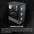 thumbnail image 4 of Thermaltake View 200 TG ARGB Computer Case, Black, 4 of 6