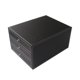 thumbnail image 2 of mueble de escritorio con cajón, de cuero, para oficina, con tres capas de almacenamiento de archivos (negro), 2 of 6