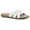 White/Burnished/Smooth, variant on Cliffs by White Mountain Womens Fortunate Arch Support Slide Sandals