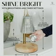 thumbnail image 3 of Lampe Chauffe-Bougie Électrique Réglable à Intensité Variable pour Bougies en Pot, Lampe pour Fondoir, 3 of 5