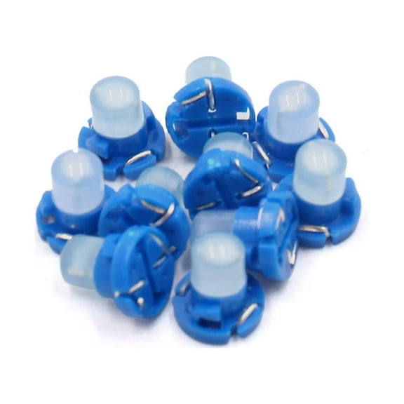 REGALWOVEN  10Pcs T4.2 Blue  Dashboard Panel Gauge Light Lamp Bulb for Car Interior