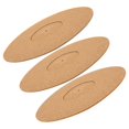 thumbnail image 4 of 3pcs Cork Turntable Slipmat for Static Reduction, Noise Dampening & Stable Playback – Textured Design, Fits Standard, 4 of 5