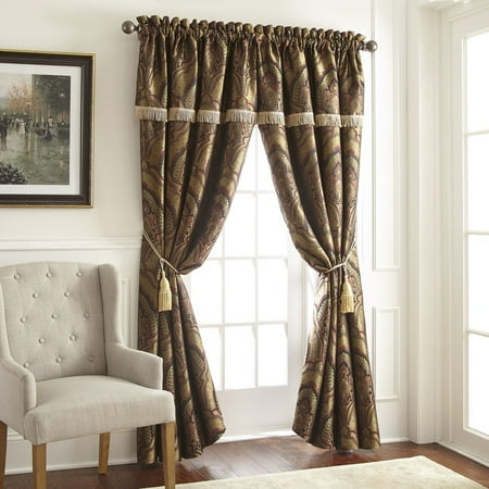 Chezmoi Collection Seville 4 Piece Jacquard Medallion Paisley