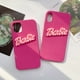 thumbnail image 2 of DIY 3D Barbie Hot Pink Funda Blanda De Silicona Trenzada Para iPhone 14PROMAX 12PROMAX 11 11PRO 13PROMAX 14 14PRO 7 8PLUS XR XSMAX Lujo simple Mujeres Totalmente Protegidas A Prueba De Golpes shell, 2 of 3