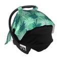 thumbnail image 7 of Car Seat Cover Baby, Coconut trees Camouflage Baby Car Seat Cover for Baby Boys Girls Newborn , Infant Car Seat Canopy Cover Nursing Breastfeeding Cover Warm Blanket, 7 of 7