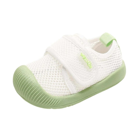 Krdevn Toddler Boys' Mesh Sneakers, Breathable Summer Shoes, Soft Sole -On Walking Shoes for First Walkers,8-10 Months