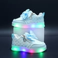 thumbnail image 4 of enyan Boys' Sneakers Toddler Girls Light-Up Athletic Sneakers(Blue,8), 4 of 4