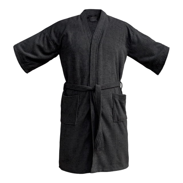 Bata Microfibra Negro Super Absorbente Elefantito
