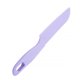 thumbnail image 2 of Bearachild Juegos de cocina para niños Utensilios de cocina reales Utensilios de cocina para niños Pan Lechuga Bordes dentados Platos Mangos ergonómicos Mostrada morado claro Bearachild HA059690-09B, 2 of 6