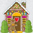 thumbnail image 3 of CafePress - Gingerbread House Kids Sweatshirt - Kids Sweatshirt, Youth Crew Neck Sweatshirt, 3 of 4