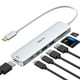 thumbnail image 1 of Hub USB C MoKin 7 en 1 con HDMI, SD/TF, puerto de datos PD de 100 W, 1 of 7