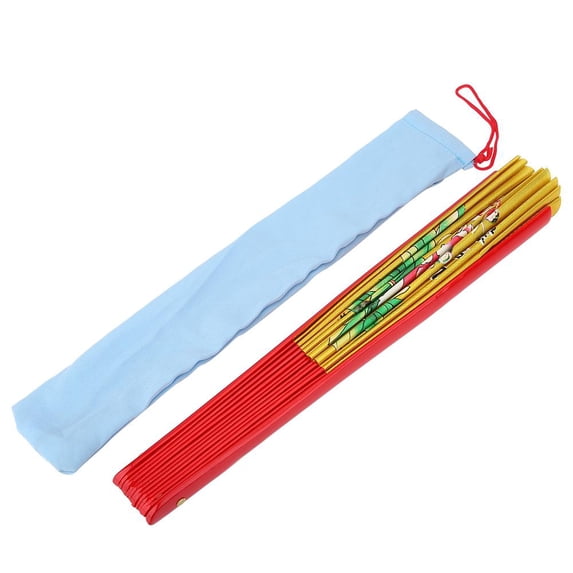 Tebru Tai Chi Martial Arts Kung Fu Bamboo Silk Fan Right Hand Wushu Dance Pratice Training, Chinese Fan