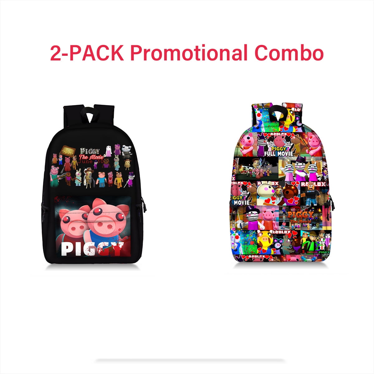 OLOEY 2-PACK Anime Roblox Backpack Mens 