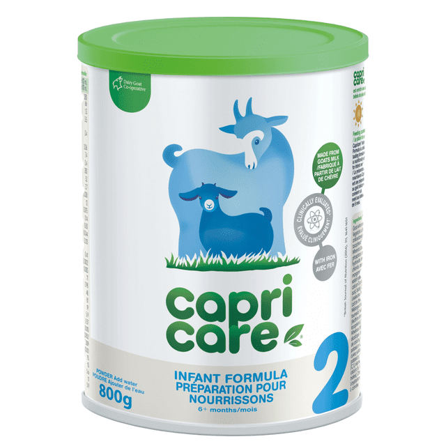 Capricare Whole Goat Milk Infant Formula - Stage 2 (6+ Months) – 800g Powder