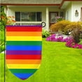 thumbnail image 2 of Rainbow Flag Garden Flag Double Sided Flags with Vivid Color for Yard Lawn Garden Decor 12.5 x18 Inch Fillet, 2 of 7